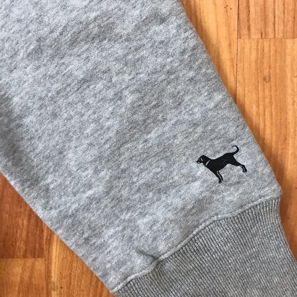 SOLD Grey Black Dog Hoodie - Picture 3 of 3